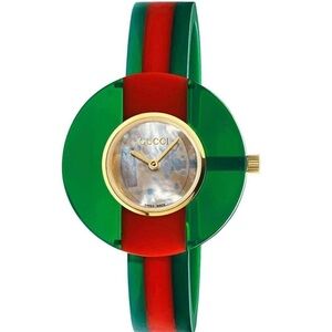 Gucci Women's Transparent Cream Mother of Pearl Watch